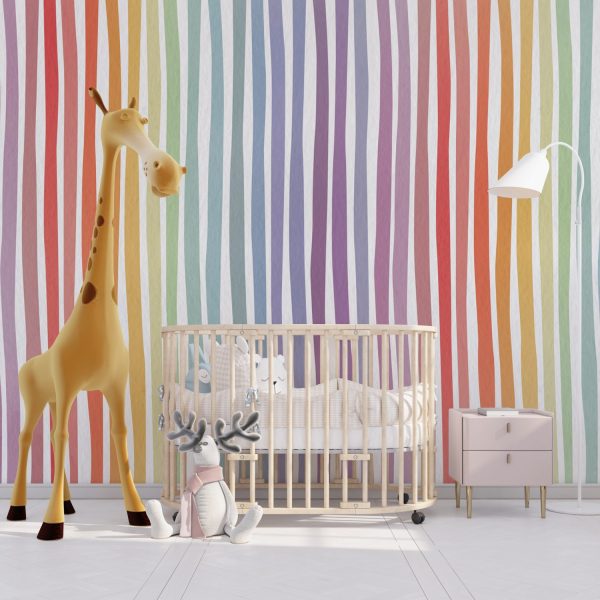 Colorful Striped Patterns Wallpaper Luzenandco Wallpaper shop in Sydney Australia Luzen&co