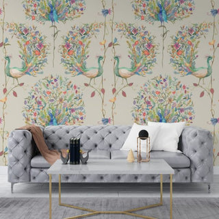 Imaginary Peacock Wallpaper Luzenandco Wallpaper shop in Sydney Australia Luzen&co