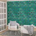 Butterflies Green Background Wallpaper Luzenandco Wallpaper shop in Sydney Australia Luzen&co