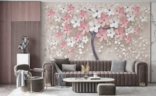 Abstract Pastel Colour Flowers Wallpaper, Wallpaper shop in Sydney, Australia