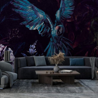 Exotic Bird Floral Wallpaper Luzenandco Wallpaper shop in Sydney Australia Luzen&co