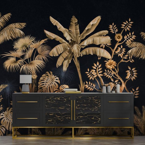 Abstract Trees in the Dark Wallpaper Luzenandco Wallpaper shop in Sydney Australia Luzen&co