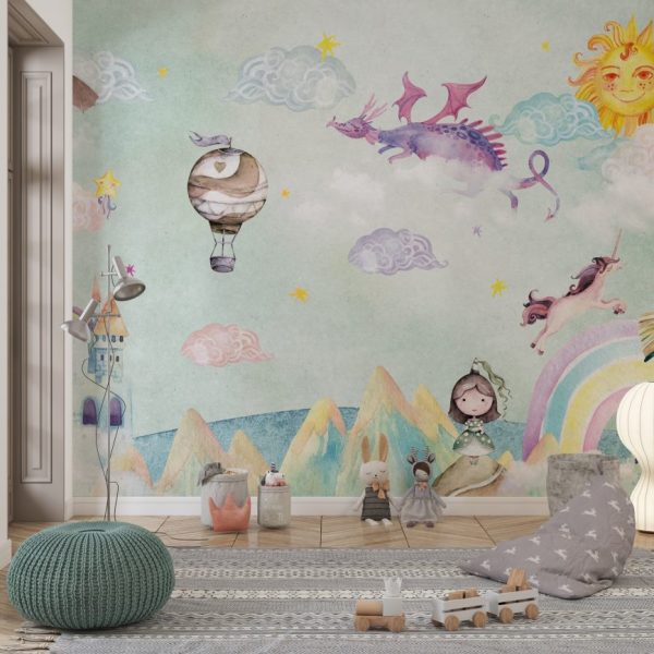 Dragon and Unicorn Wallpaper Luzenandco Wallpaper shop in Sydney Australia Luzen&co