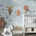 Animals with Musical Instruments Wallpaper Luzenandco Wallpaper shop in Sydney Australia Luzen&co