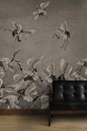 Stork Infestation Wallpaper Luzenandco Wallpaper shop in Sydney Australia Luzen&co