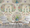 Imaginary Peacock Wallpaper Luzenandco Wallpaper shop in Sydney Australia Luzen&co