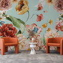 Soft Tones Rose Garden 3D Wallpaper, Wallpaper shop in Sydney, Australia