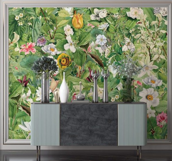 Floral Design Green Wallpaper,  Wallpaper shop in Sydney, Australia