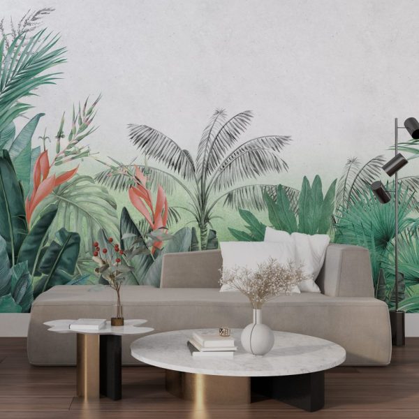 Boho Leaf Design Wallpaper Luzenandco Wallpaper shop in Sydney Australia Luzen&co