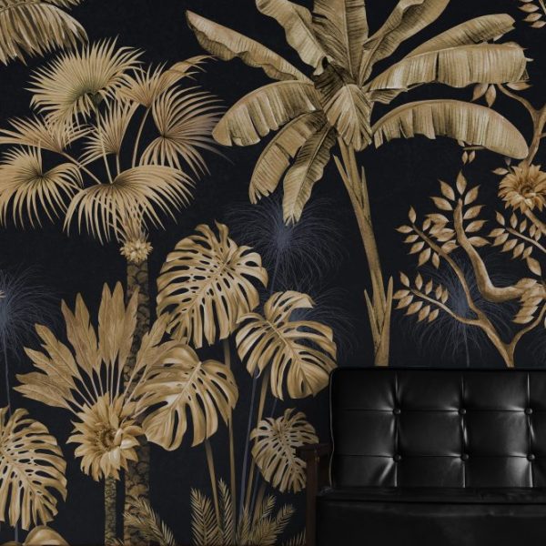 Abstract Trees in the Dark Wallpaper Luzenandco Wallpaper shop in Sydney Australia Luzen&co