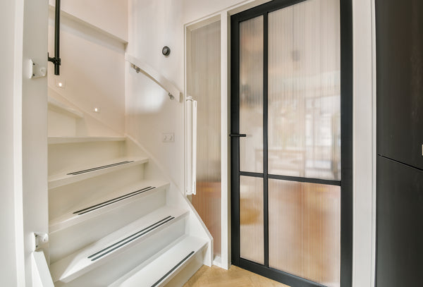 Vertical Striped Frosted Window Film, Window film shop in Sydney, Austrailia