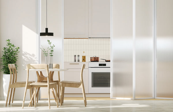 Vertical Striped Frosted Window Film, Window film shop in Sydney, Austrailia