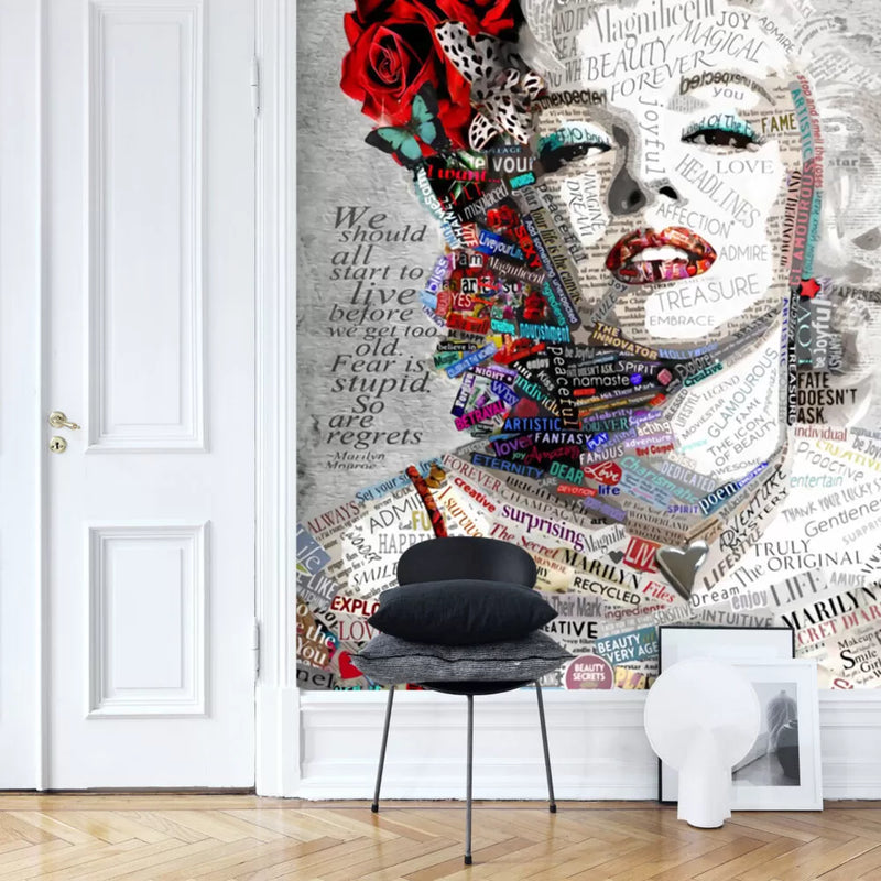 Marilyn Monroe Wall Mural Wallpaper