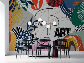 Art Abstract Patterns Modern Wall Mural Wallpaper - Luzen&co