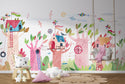 Colorful Tree Houses Kids Wallpaper, Wall sticker, Wall poster, Wall Decal - Luzen&co