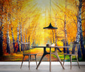 Autumn in the Forest Self adhesive Wallpaper