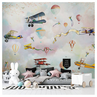Colorful Air Festival Wallpaper, Wall sticker, Wall poster, Wall Decal - Luzen&co