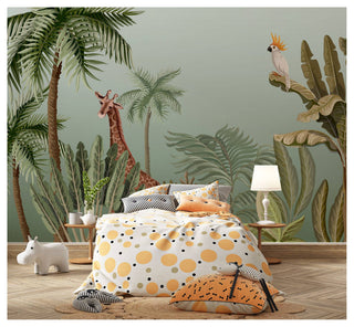 Tropical Self adhesive Wallpaper Peel and stick wallpaper - Luzen&Co