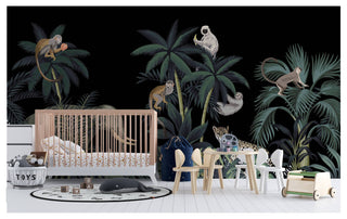 Tropical Forest Self adhesive Wallpaper Peel and stick wallpaper - Luzen&Co