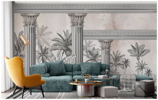 Hellenistic Style Scultures Peel and Stick wallpaper