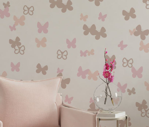 Butterfly Wallpaper for Kids Room, Wall sticker, Wall poster, Wall Decal - Luzen&co