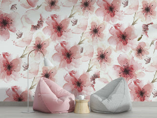 Pink Soft Flowers Wallpaper