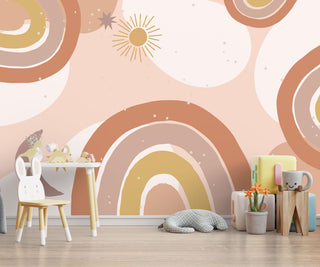 Rainbow Patterns Kids Wallpaper, Wall sticker, Wall poster