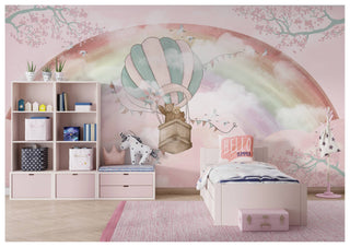 Rainbow Kids Peel and Stick wallpaper Self adhesive wallpaper -Luzen&Co