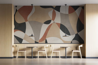 Boho Abstract Shapes Wallpaper - Luzen and co