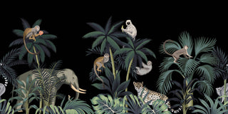 Tropical Forest Self adhesive Wallpaper Peel and stick wallpaper - Luzen&Co