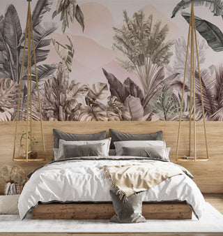 Tropical Self adhesive Wallpaper Peel and stick wallpaper - Luzen&Co