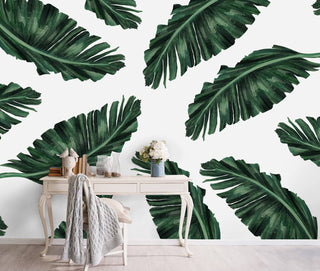 Green Tropical Peel and Stick wallpaper