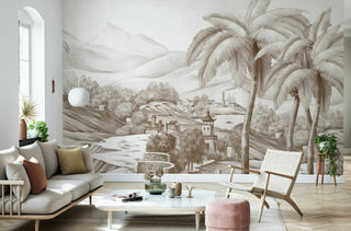 Wild life Tropical Self adhesive Wallpaper Peel and stick wallpaper - Luzen&Co