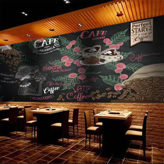Cafe Wall Mural Wall Mural Peel and Stick Wallpaper - Luzen&Co