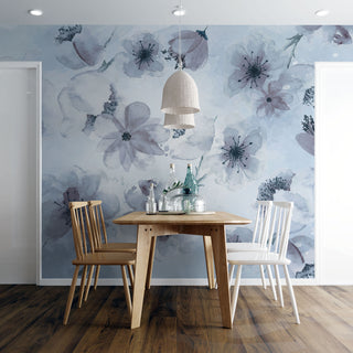 Soft Floral Pattern Peel and Stick Wallpaper