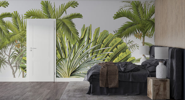 Green Tone Tropical Self adhesive wallpaper