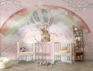 Rainbow Scenery Balloon Wallpaper, Rainbow Scenery Balloon Wallpaper