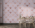 Pink Geometric Modern Pattern Wallpaper