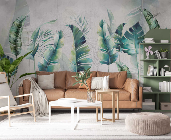 Tropical Self adhesive Wallpaper Peel and stick Mural wallpaper in Australia - Luzen&Co