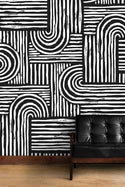 Linear Geometrical Wallpaper - Luzenandco