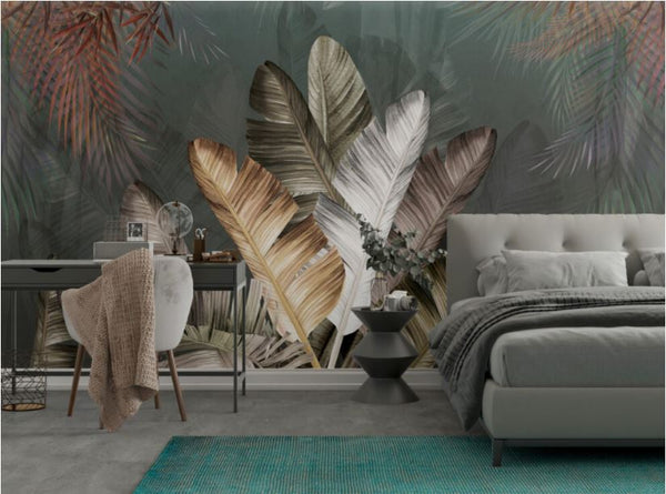 Big Leaf Tropical Self Adhesive Wallpaper