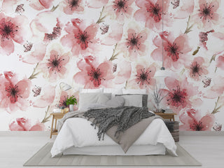 Pink Soft Flowers Wallpaper