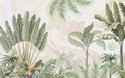 Tropical Self adhesive Wallpaper Peel and stick wallpaper - Luzen&Co