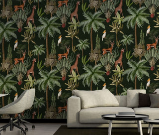 Tropical Self adhesive Wallpaper Peel and stick wallpaper in Australia - Luzen&Co