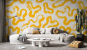 Colorful Linear Patterns Modern Wall Mural Wallpaper - Luzen&Co