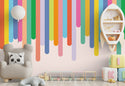 Colored Panels Kids Peel and Stick Wallpaper, Wall sticker, Wall poster, Wall Decal - Luzen&co