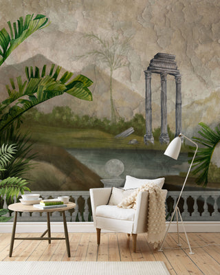 Tropical Self adhesive Wallpaper Peel and stick Mural wallpaper in Australia - Luzen&Co