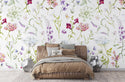 Soft Color Flowers Peel and Stick Wallpaper