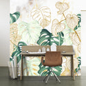 Botanical Tropical Leaves Self adhesive wallpaper