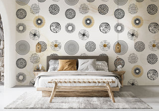 Round Soft Patterned Self Adhesive Wallpaper Australia - Luzen&Co